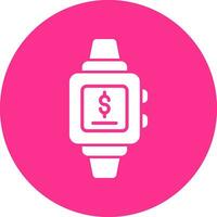 Smartwatch Zahlung Vektor Symbol