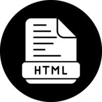 HTML-Vektorsymbol vektor