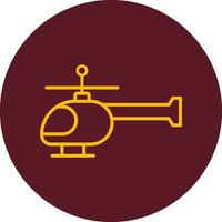 Hubschrauber-Vektor-Symbol vektor