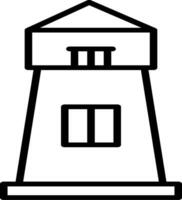 Leuchtturm-Vektor-Symbol vektor