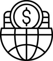 global Krise Vektor Symbol