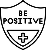 Sein positiv Vektor Symbol