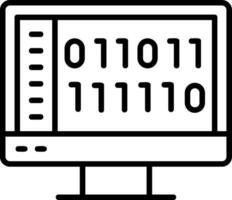 binär Vektor Symbol
