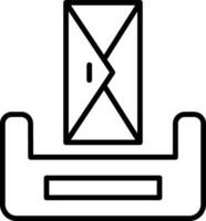 Posteingangsvektorsymbol vektor