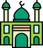 Moschee-Vektor-Symbol vektor