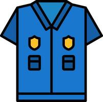 Polizei Uniform Vektor Symbol