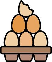 organisch Eier Vektor Symbol