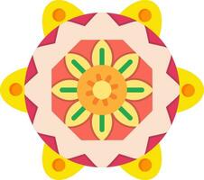 Mandala-Vektor-Symbol vektor