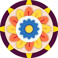 Mandala-Vektor-Symbol vektor