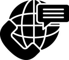 global kommunikation vektor ikon