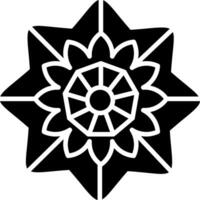 Mandala-Vektor-Symbol vektor