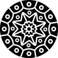 Mandala-Vektor-Symbol vektor