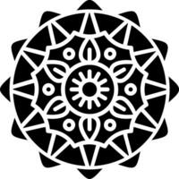 Mandala-Vektor-Symbol vektor