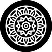 Mandala-Vektor-Symbol vektor