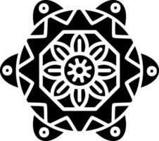 Mandala-Vektor-Symbol vektor