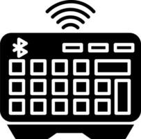 Vektorsymbol für drahtlose Tastatur vektor