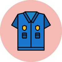 Polizei Uniform Vektor Symbol