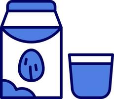 Mandel Milch Vektor Symbol