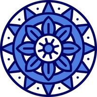 Mandala-Vektor-Symbol vektor