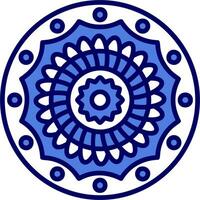 Mandala-Vektor-Symbol vektor