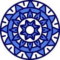 Mandala-Vektor-Symbol vektor