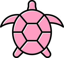 Symbol für Schildkrötenvektor vektor