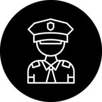 Polizist-Vektor-Symbol vektor