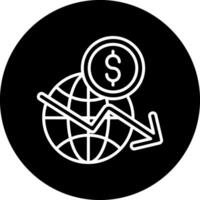 global Krise Vektor Symbol