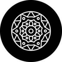 Mandala-Vektor-Symbol vektor