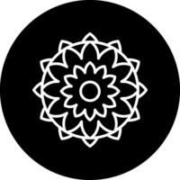 Mandala-Vektor-Symbol vektor