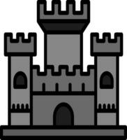 Schloss-Vektor-Symbol vektor