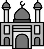 Moschee-Vektor-Symbol vektor