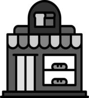 Bäckerei-Shop-Vektor-Symbol vektor