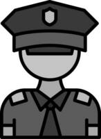 Polizist-Vektor-Symbol vektor