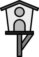 Vogel Haus Vektor Symbol