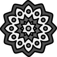 Mandala-Vektor-Symbol vektor