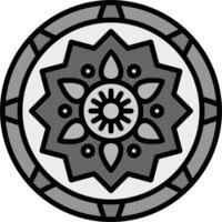 Mandala-Vektor-Symbol vektor