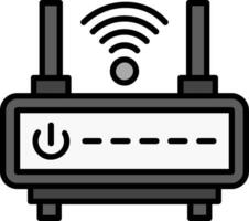 Router-Vektor-Symbol vektor