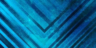 Blau geometrisch Streifen abstrakt Technik Grunge Hintergrund vektor