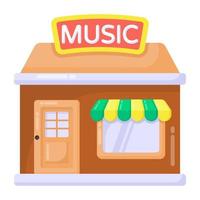 Musikstudio-Shop vektor