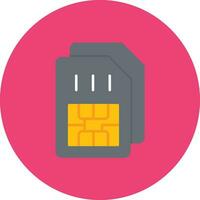 Vektorsymbol für die SIM-Karte vektor