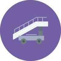 Flugzeug Treppe Vektor Symbol