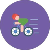 Radfahren Person Vektor Symbol