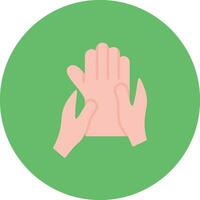 Handmassage-Vektorsymbol vektor