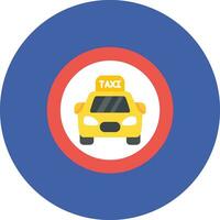 taxi signal vektor ikon