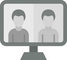 videokonferens vektor ikon