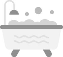 Badewanne-Vektor-Symbol vektor