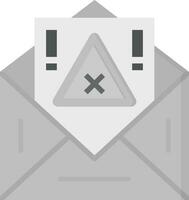 Email warnen Vektor Symbol