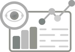 data visualisering vektor ikon