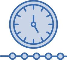 Timeline-Vektorsymbol vektor